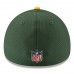 Men's Green Bay Packers New Era Green 2017 Sideline Official 39THIRTY Flex Hat 2748795